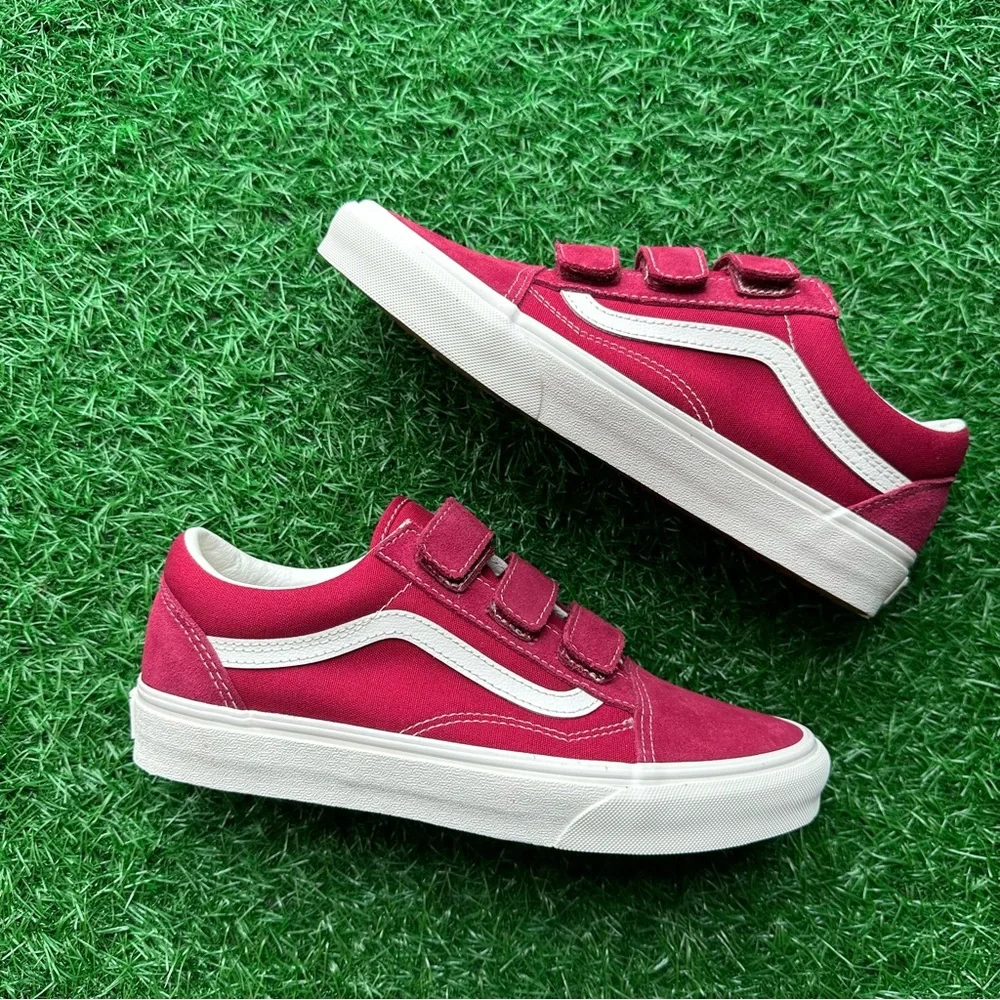 Vans Old Skool V Suede Canvas Rumba Red - Picture 5 of 10